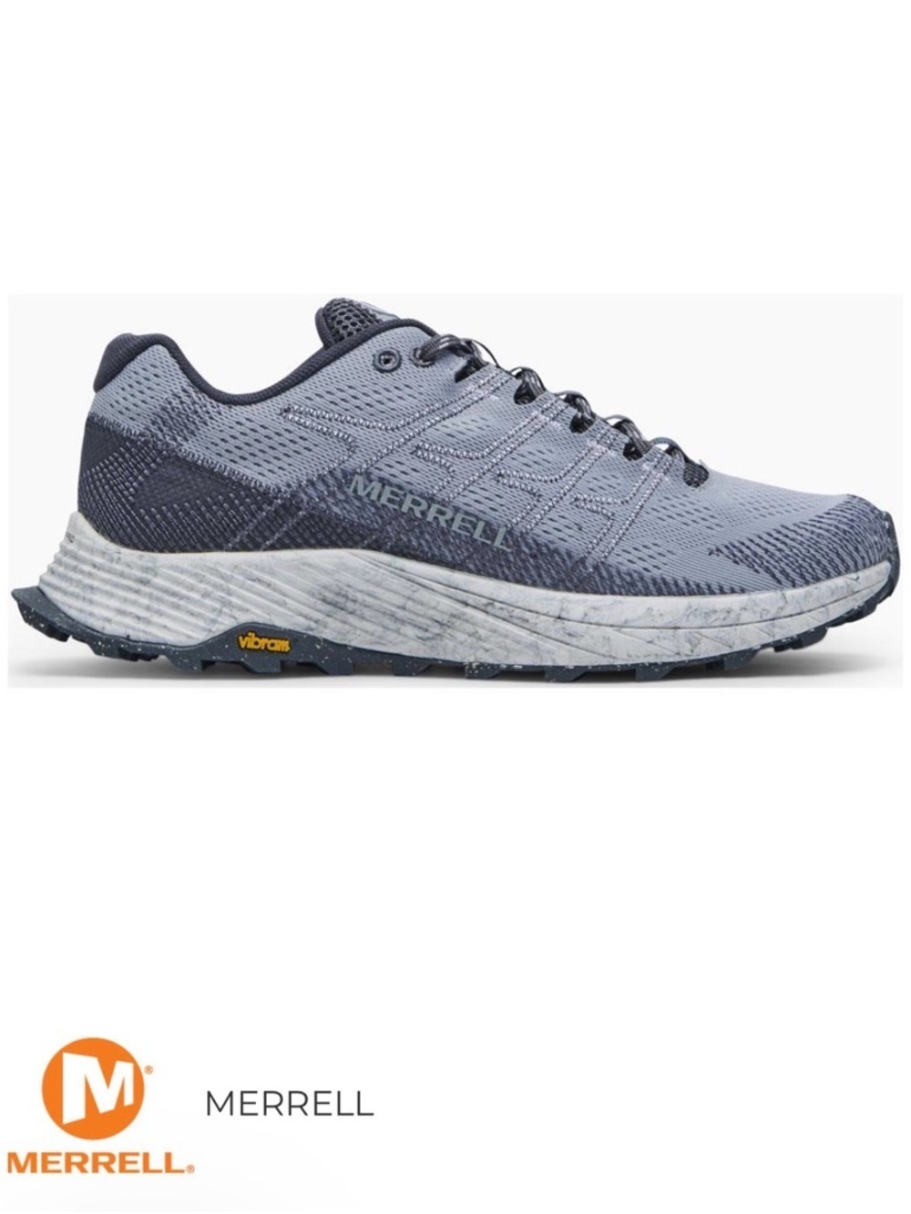 MERRELL MOAB FLIGHT FLOATPRO TRAIL RUNNING HIKING SHOES WOMENS 8.5 GRAY J066972